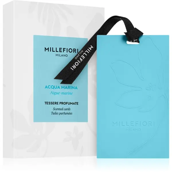 Millefiori Millefiori Acqua Marina Laundry ароматизирана карта 3 бр.