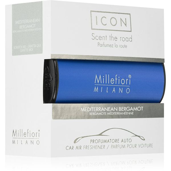 Millefiori Millefiori Icon Mediterranean Bergamot aроматизатор за автомобил 1 бр.