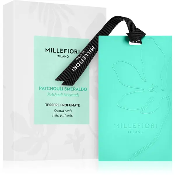 Millefiori Millefiori Milano Laundry Patchouli Smeraldo ароматизирана карта 3 бр.