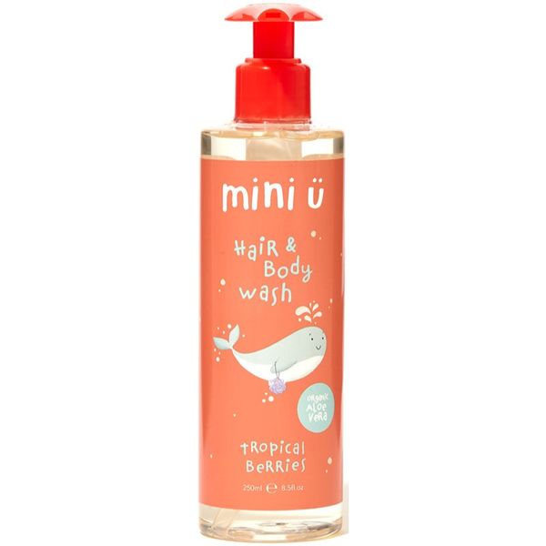 Mini-U Mini-U Hair & Body Wash Tropical Berries шампоан и душ гел за деца 250 мл.
