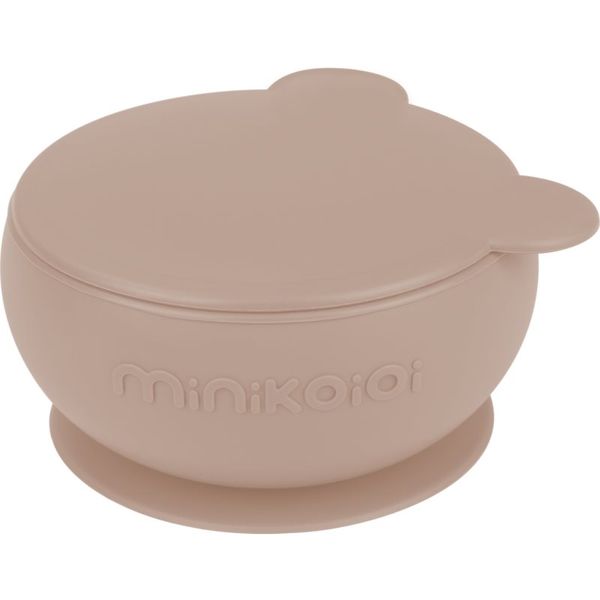 Minikoioi Minikoioi Bowl Bubble Beige силиконова купичка с вендуза 1 бр.