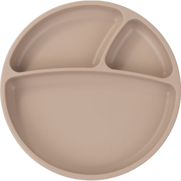 Minikoioi Minikoioi Puzzle Plate Bubble Beige разделена чиния с вендуза Bubble Beige 1 бр.