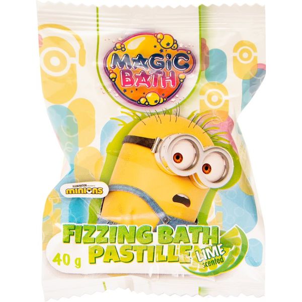 Minions Minions Bath Fizzing Pastile пенлива топка за вана 40 гр.
