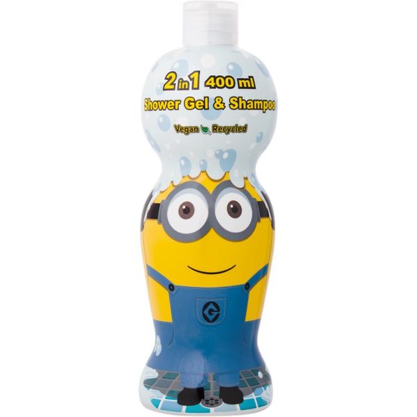Minions Minions Bathtime Shampoo & Shower Gel душ гел и шампоан 2 в 1 400 мл.