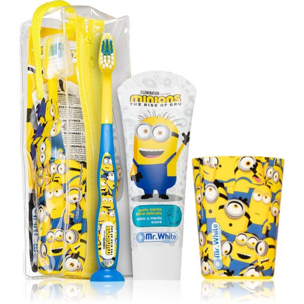 Minions Minions Travel Dental Set Комплект за дентална грижа 3y+(за деца )