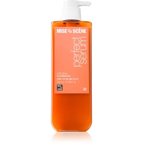 mise en scene mise en scene Perfect Serum Original Conditioner възстановяващ балсам за блясък и мекота на косата 680 мл.