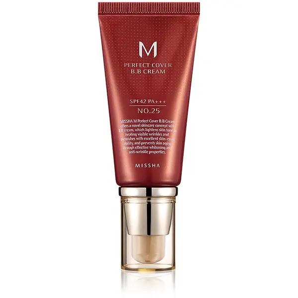 Missha Missha M Perfect Cover ББ крем с висока UV защита цвят No. 25 Warm Beige SPF42/PA+++ 50 мл.