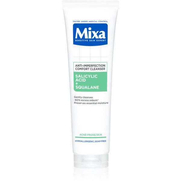 MIXA MIXA Anti-Imperfection Comfort Cleanser почистващ гел за лице против несъвършенствата на акнозна кожа 150 мл.
