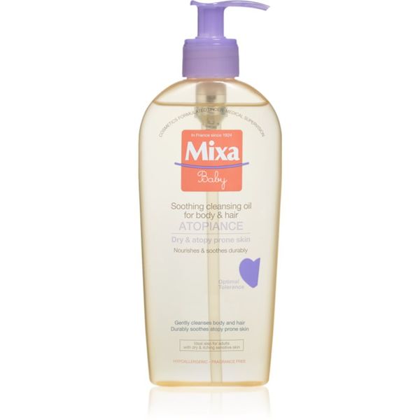 MIXA MIXA Atopiance успокояващо почистващо масло за коса и кожа, склонна към атопичен дерматит 250 мл.