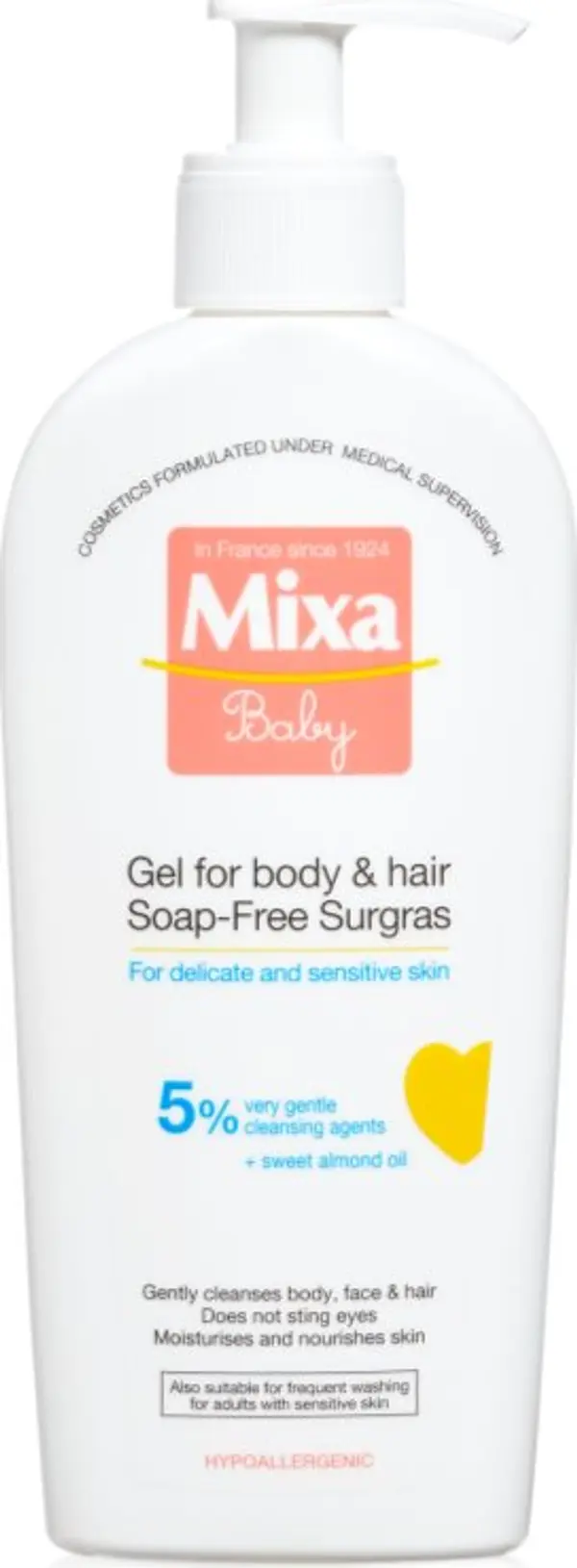 MIXA Mixa Baby душ гел и шампоан 2 в 1 за деца 250 мл.