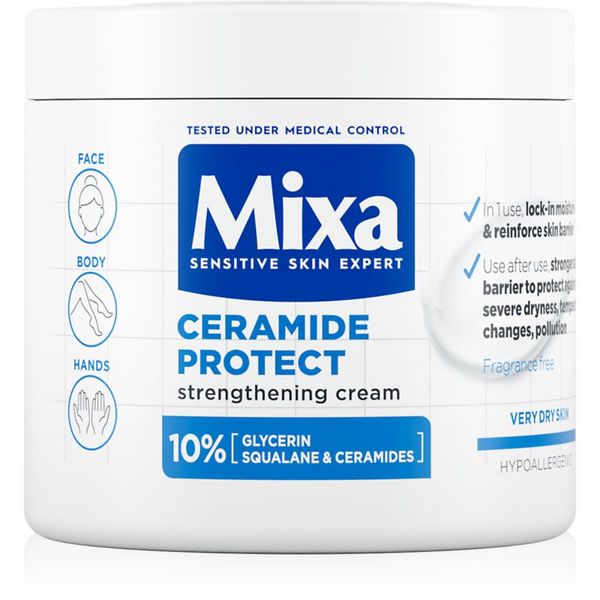 MIXA MIXA Ceramide Protect регенериращ крем за тяло за чувствителна кожа 400 мл.