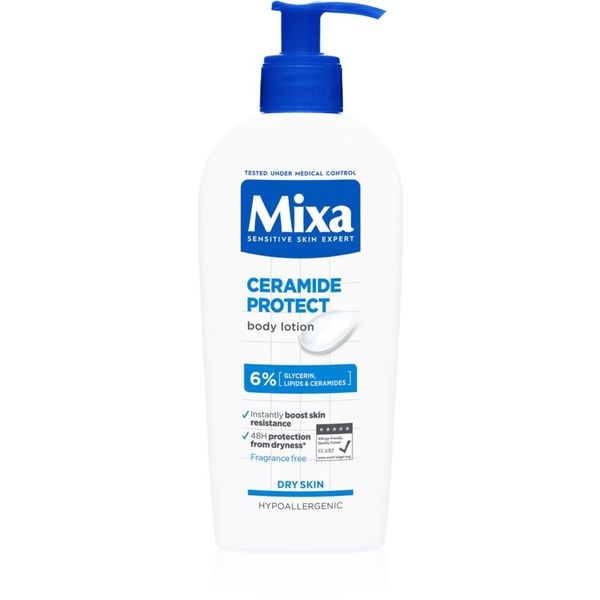 MIXA MIXA Ceramide Protect тоалетно мляко за тяло за суха или много суха кожа 400 мл.