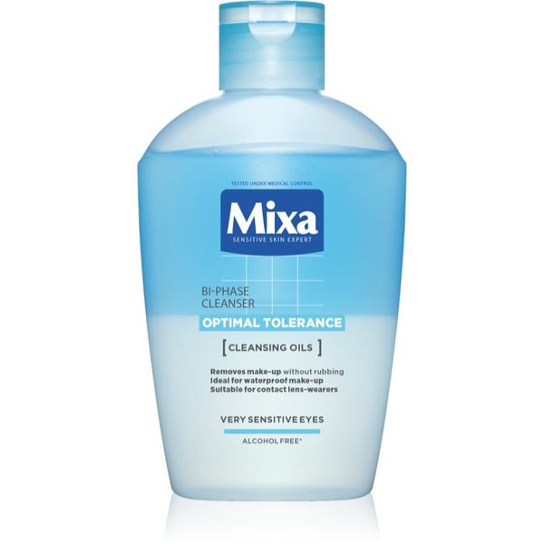 MIXA MIXA Optimal Tolerance двуфазен продукт за отстраняване на грим от очите 125 мл.