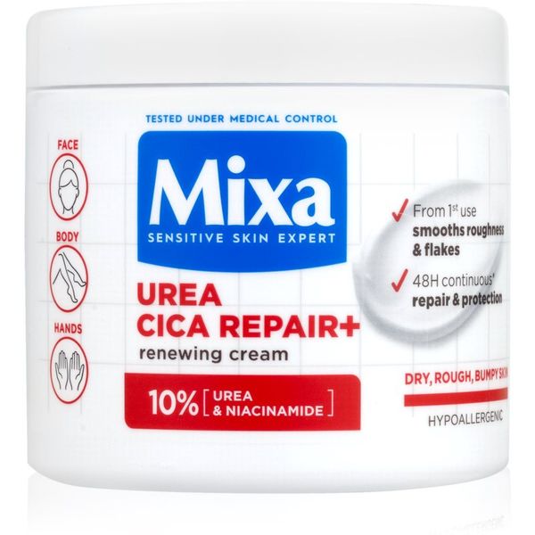 MIXA MIXA Urea Cica Repair+ регенериращ крем за тяло за много суха кожа 400 мл.