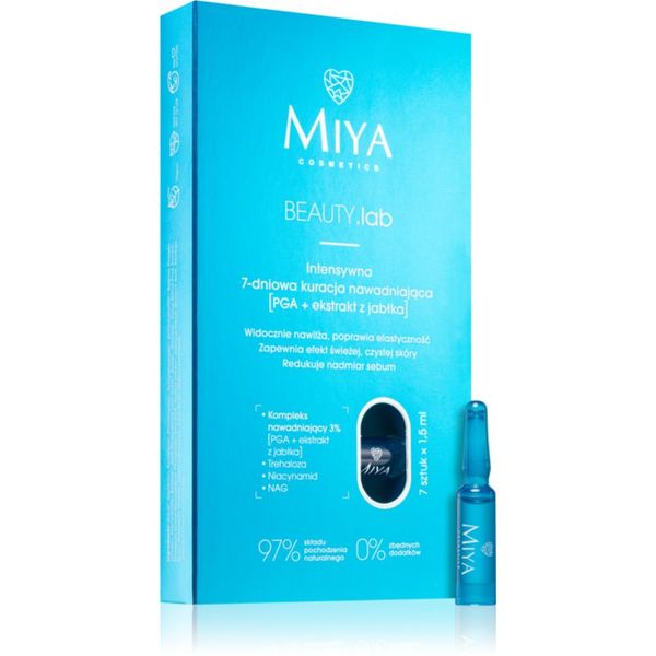 MIYA Cosmetics MIYA Cosmetics BEAUTY.lab Интензивна грижа с хидратиращ ефект 7x1,5 мл.