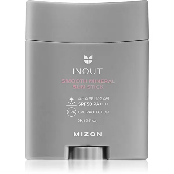 Mizon Mizon Inout Smooth Mineral Sun Stick минерален защитен крем за лице и чувствителни зони в стик SPF 50+ 26 гр.