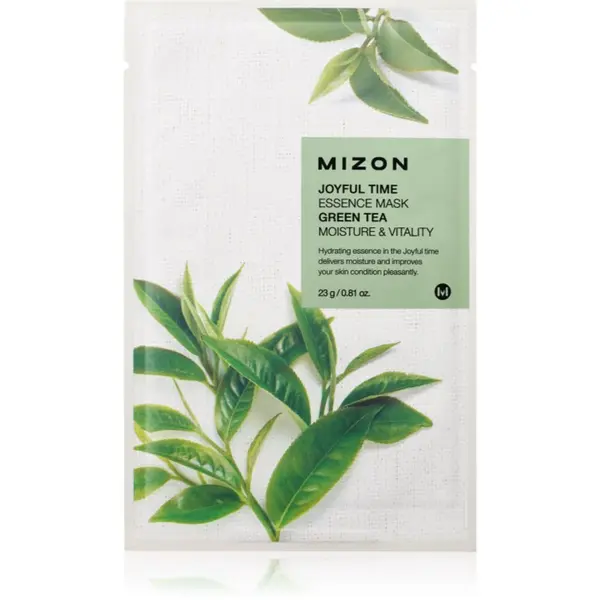 Mizon Mizon Joyful Time Green Tea платнена маска с хидратиращ и ревитализиращ ефект 23 гр.