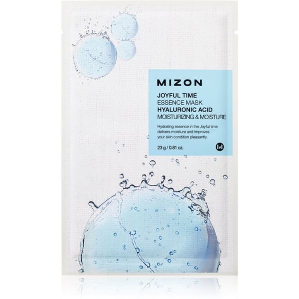 Mizon Mizon Joyful Time Hyaluronic Acid платнена маска за лице с хидратиращ и успокояващ ефект 23 гр.