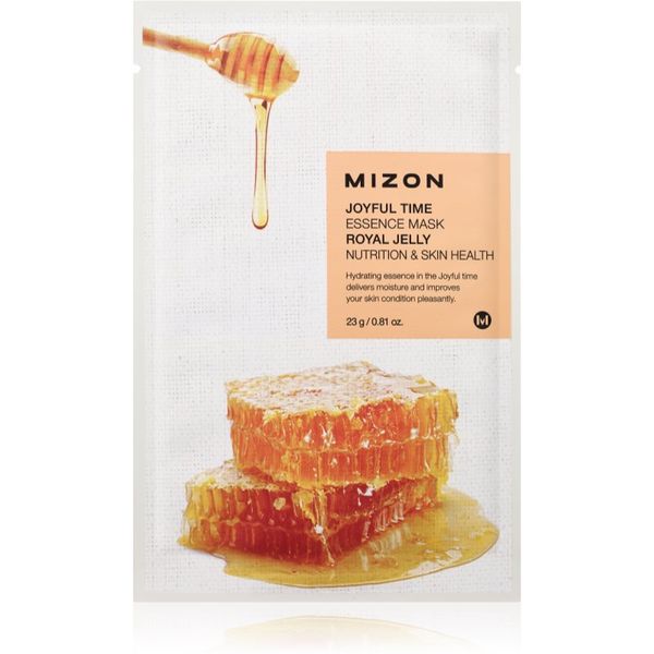 Mizon Mizon Joyful Time Royal Jelly платнена маска с силно хидратиращ и подхранващ ефект 23 гр.