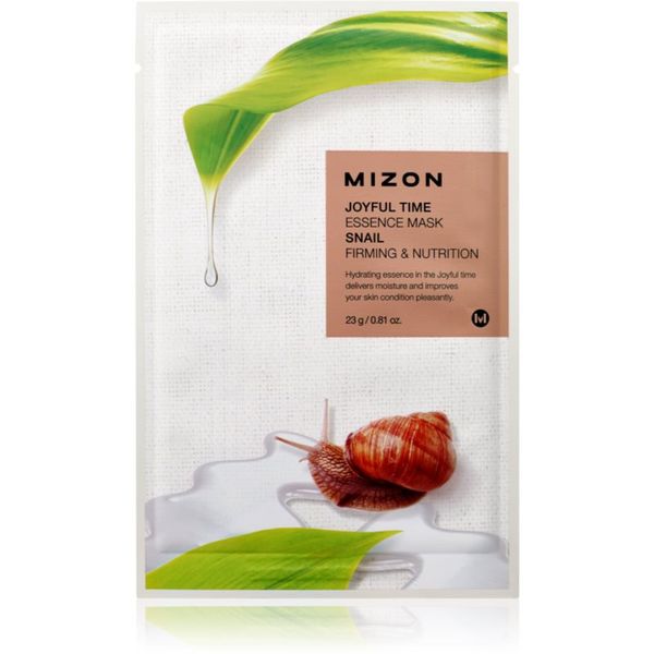 Mizon Mizon Joyful Time Snail подхранваща платнена маска със стягащ ефект 23 гр.