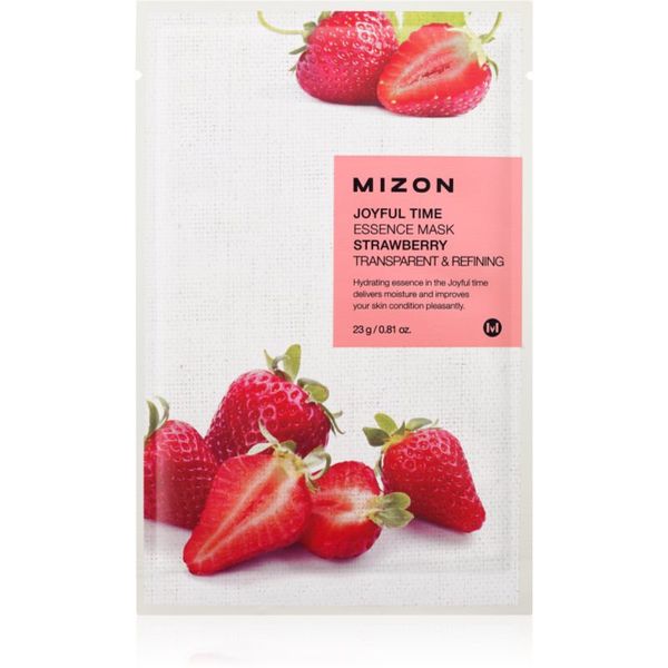 Mizon Mizon Joyful Time Strawberry платнена маска с омекотяващ ефект 23 гр.