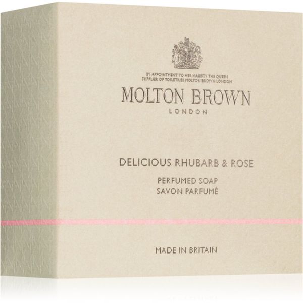 Molton Brown Molton Brown Rhubarb & Rose Perfumed Soap твърд сапун за ръце и тяло 150 гр.
