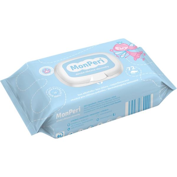 MonPeri MonPeri Baby Wet Wipes мокри кърпички за деца 72 бр.