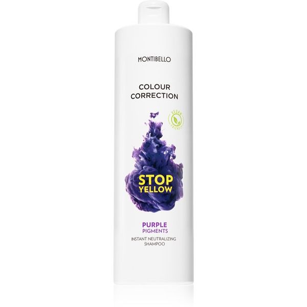 Montibello Montibello Colour Correction Stop Yellow шампоан за изрусена и руса коса неутрализиращ жълтеникавите оттенъци 1000 мл.