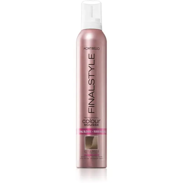 Montibello Montibello FINALESTYLE Color mousse оцветяващ мус за подчертаване на цвета на косата Natural blonde 320 мл.