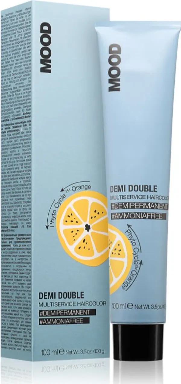 MOOD MOOD Demi Double перманентната боя за коса цвят 8 Light Blonde 100 мл.
