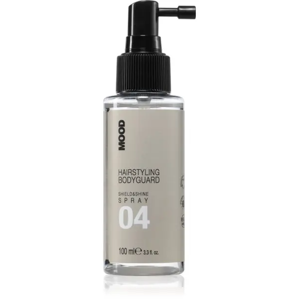 MOOD MOOD Hairstyling Bodyguard Shield & Shine защитен спрей За коса с UV филтър 100 мл.