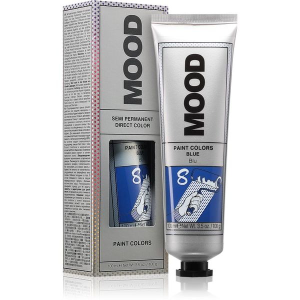 MOOD MOOD Paint Colors перманентната боя за коса цвят Blue 100 мл.