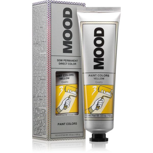 MOOD MOOD Paint Colors перманентната боя за коса цвят Yellow 100 мл.