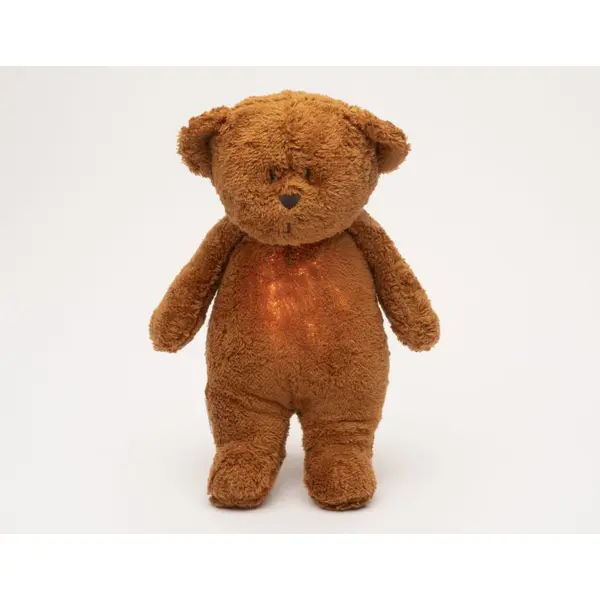 Moonie Moonie The Humming Friend 2.0 Organic Caramel играчка за заспиване с мелодия 1 бр.