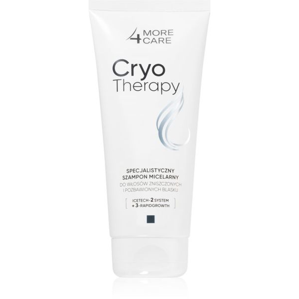 More4Care More4Care Cryo Therapy Мицеларен шампоан за увредена коса 200 мл.
