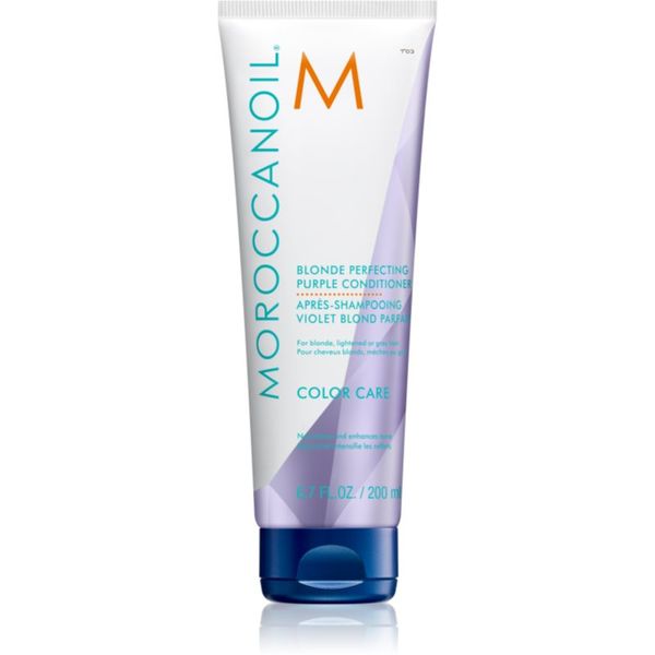 Moroccanoil Moroccanoil Color Care лилав балсам за блонд коса и коса с кичури 200 мл.