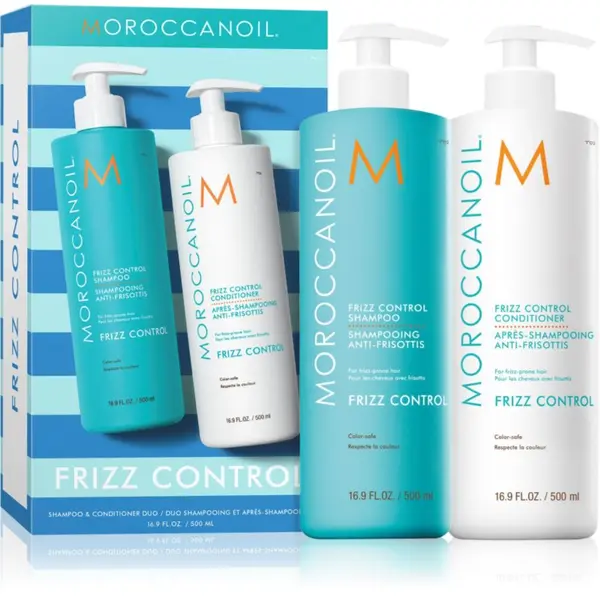 Moroccanoil Moroccanoil Frizz Control Shampoo & Conditioner Duo комплект против цъфтене