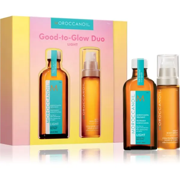Moroccanoil Moroccanoil Good-to-Glow Duo Light комплект за коса и тяло 1 бр.