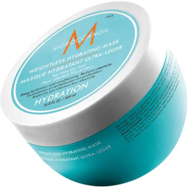 Moroccanoil Moroccanoil Hydration Weightless Hydrating Mask хидратираща в дълбочина маска за суха и крехка 500 мл.