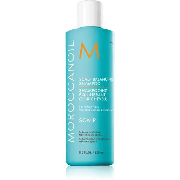 Moroccanoil Moroccanoil Scalp Balancing Shampoo успокояващ шампоан за мазна коса против пърхот 250 мл.