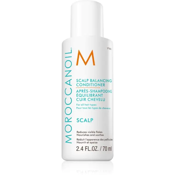 Moroccanoil Moroccanoil Scalp Conditioner успокояващ балсам за мазна кожа на скалпа против пърхот 70 мл.