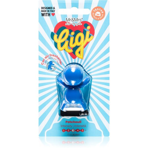 Mr & Mrs Fragrance Mr & Mrs Fragrance Gigi Patchouli aроматизатор за автомобил 1 бр.