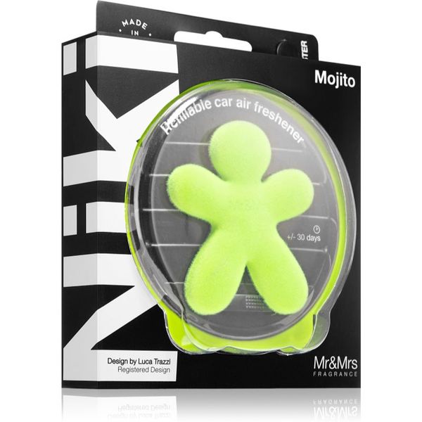 Mr & Mrs Fragrance Mr & Mrs Fragrance Niki Velvet Mojito aроматизатор за автомобил сменяема 1 бр.