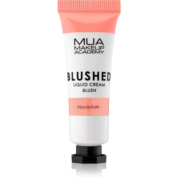 MUA Makeup Academy MUA Makeup Academy Blushed Liquid Blusher течен руж цвят Peach Puff 10 мл.