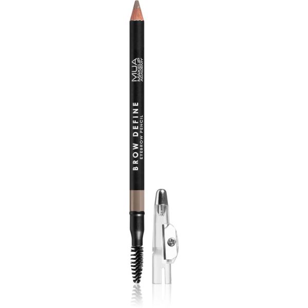 MUA Makeup Academy MUA Makeup Academy Brow Define дълготраен молив за вежди с четка цвят Fair 1,2 гр.