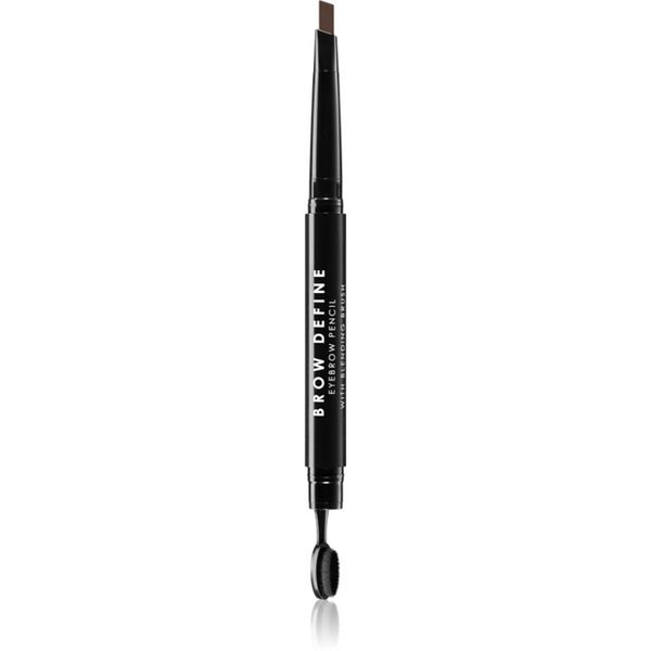 MUA Makeup Academy MUA Makeup Academy Brow Define молив за вежди с четка цвят Dark Brown 0,25 гр.