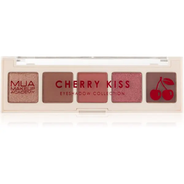 MUA Makeup Academy MUA Makeup Academy Eyeshadow Collection 5 Shade Palette палитра сенки за очи цвят Cherry Kiss 3.8 гр.