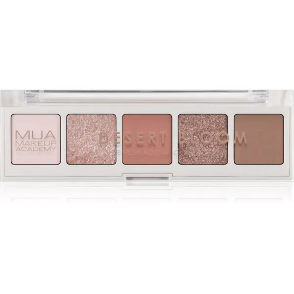 MUA Makeup Academy MUA Makeup Academy Eyeshadow Collection 5 Shade Palette палитра сенки за очи цвят Desert Bloom 3.8 гр.