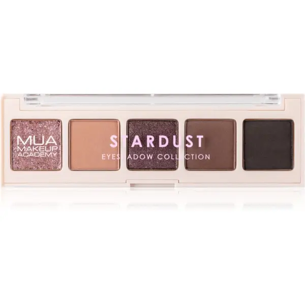 MUA Makeup Academy MUA Makeup Academy Eyeshadow Collection 5 Shade Palette палитра сенки за очи цвят Stardust 3.8 гр.
