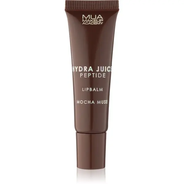 MUA Makeup Academy MUA Makeup Academy Hydra Juice Peptide Lip Balm хидратиращ балсам за устни за блясък аромати Mocha Muse 10 мл.